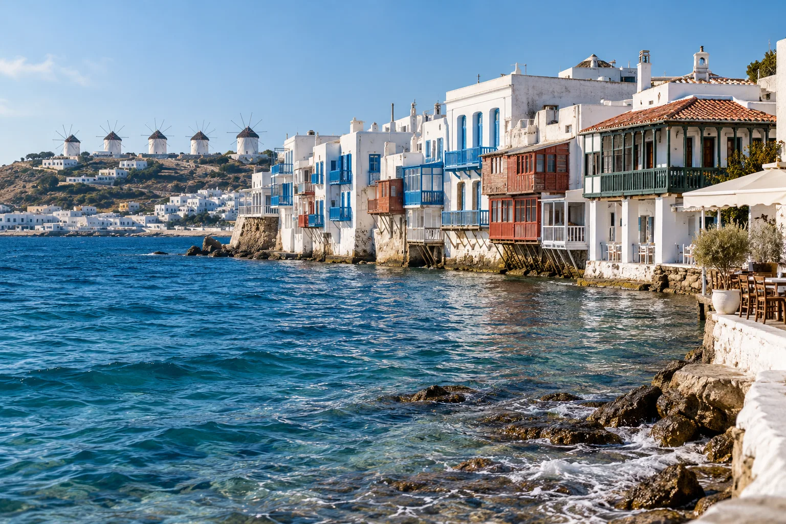 Athens and Mykonos and Milos journey inspiration